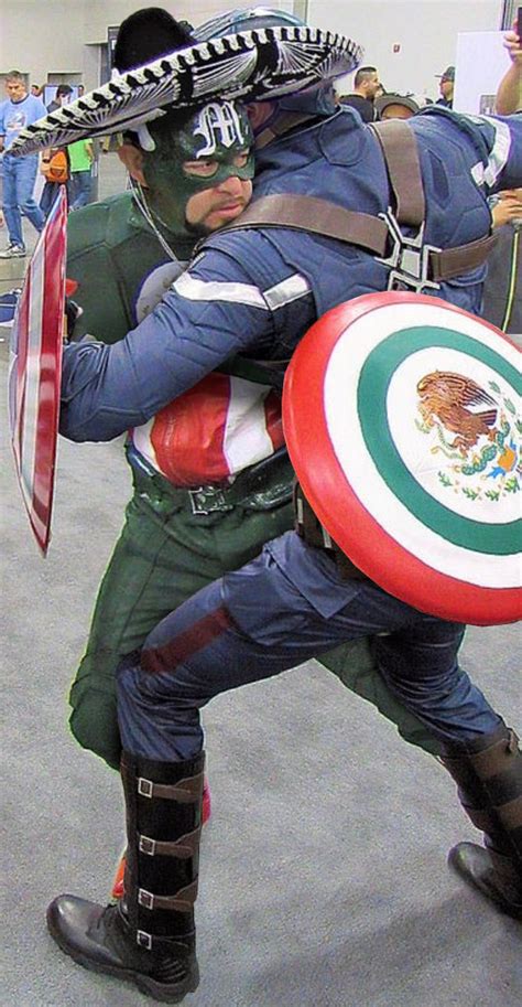 Psbattle This Captain Mexico Fighting Captain America Rphotoshopbattles