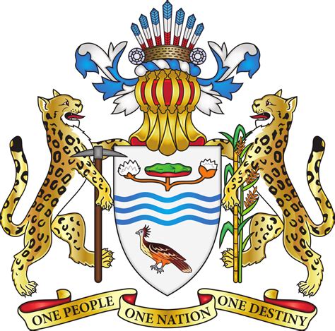 Coat Of Arms Of Guyana Ministry Of Education Guyana Logo Clipart