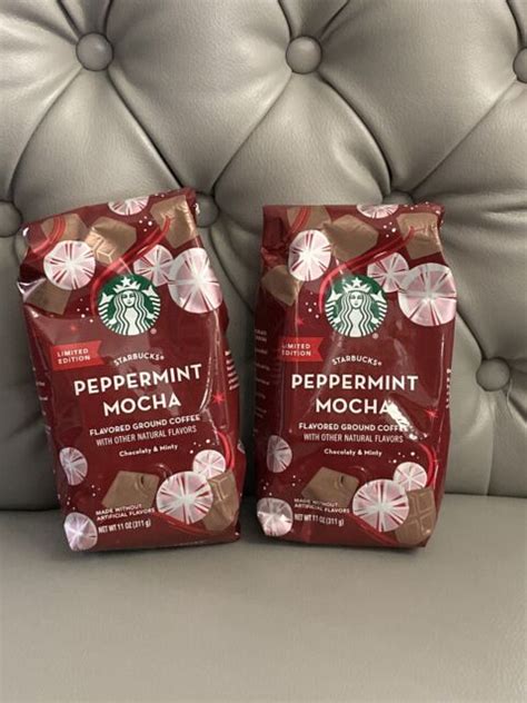 Starbucks Peppermint Mocha Limited Edition 2019 Ground Coffee 11oz 2