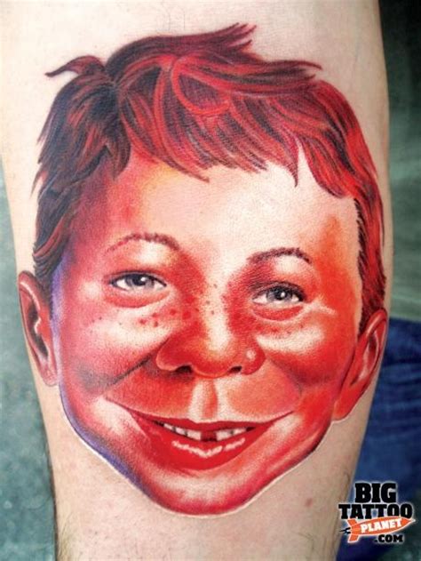 Alfred E Newman Tattoo By Mario Barth Tattoo Artists