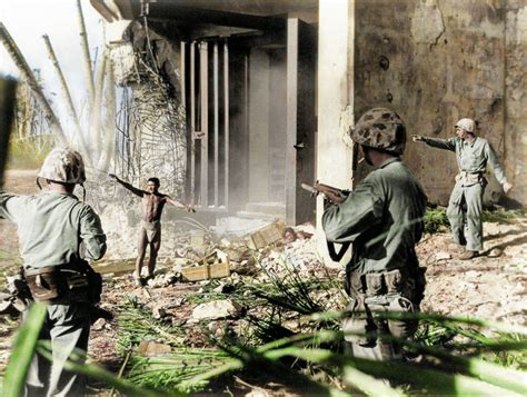 Colourised Photos Show The True Horror Of The Pacific War Media Drum