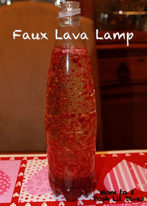How to make lava lamp. Faux Lava Lamps