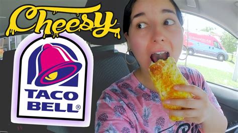 Taco Bell Grilled Cheese Burrito Mukbang Youtube