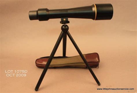 Leupold 20x60 Spotting Scope In Excellent Condition With Carry Case And