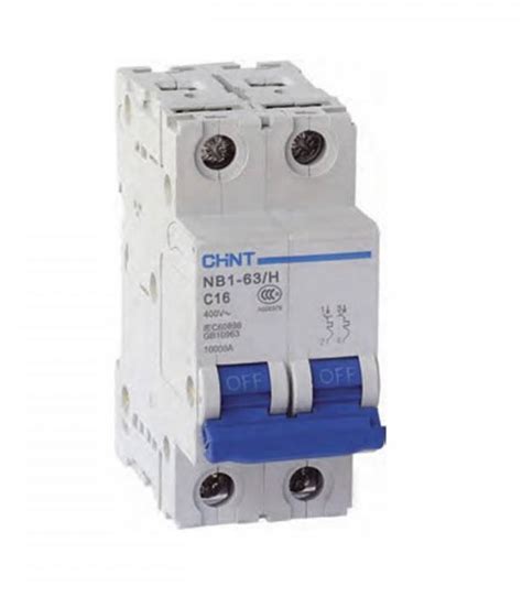 Buy Chint 40 Amp Two Pole Miniature Circuit Breaker Nb1 63dc 2p C40a