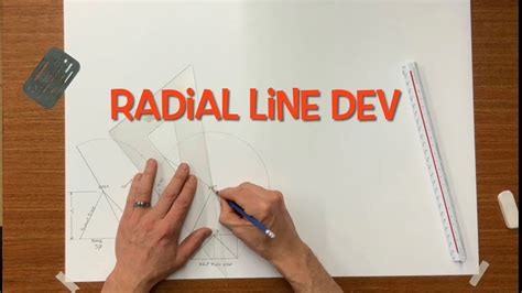 Radial Line Development Conical Shapes Paper Layout Youtube