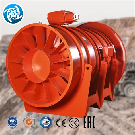Factory Iso Approved Flow Decent Mine Ventilation Fans Axial Jet Fan