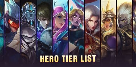 Tier List Mobile Legends The Best Heroes Of The Game