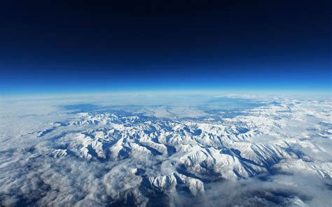 Wallpaper Landscape Sky Snow Earth Horizon Arctic Alps Plateau