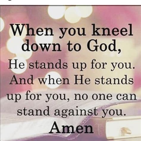 Kneel Down To God