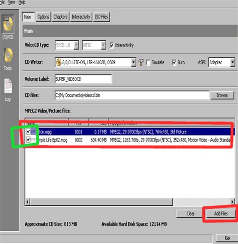 How To Createburn Vcd With Vcd Easy Freeware The Digital Faq