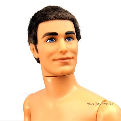 Nude Ken Doll Th Anniversary Collector Edition Rooted Brunette