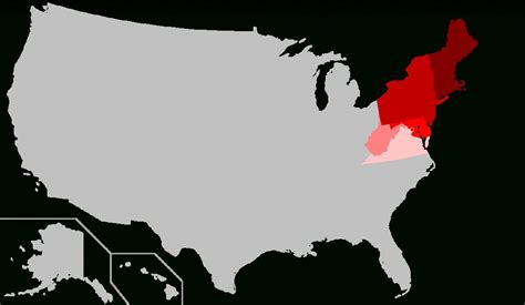 Northeastern United States Wikipedia 5 Regions Of The United States