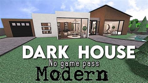 Dark Modern Mansion Bloxburg