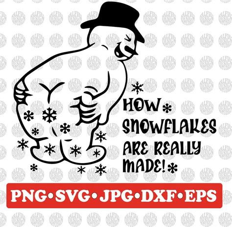 How Snowflakes Are Really Made Svg Snowflake Maker Svg Funny Etsy