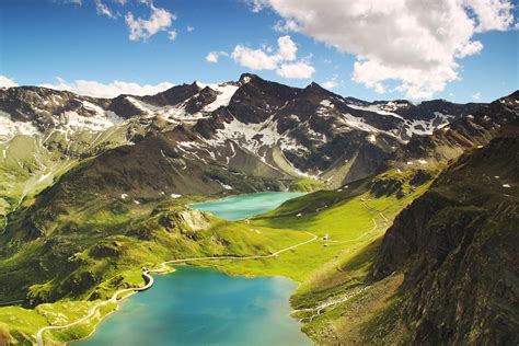 Ceresole Reale Wallpaper 4k Summer Mountains Lake Sunny Day
