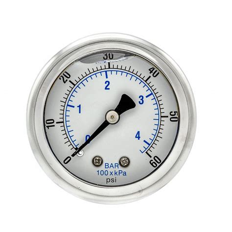 PIC GAUGES To Psi To Bar In Dial Industrial Pressure Gauge TW L D