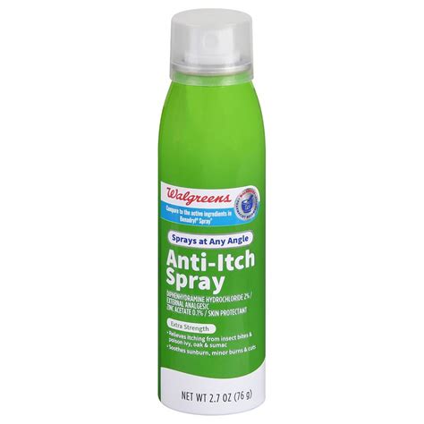 Walgreens Wal Dryl Itch Relief Continuous Spray Walgreens