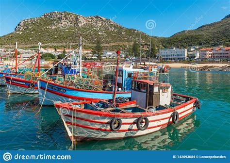 Fishing Boats In Kalk Bay Cape Town South Africa Editorial Stock