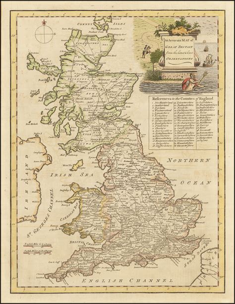 An Accurate Map Of Great Britain From The Latest And Best Observations