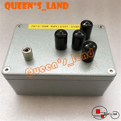 1× Zero Ohm Resistor Standard 0r Resistance Instrument Calibration