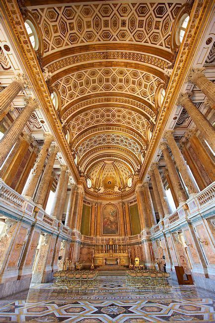 The Baroque Chapel Of The Bourbon Kings Of Naples Royal Palace Of