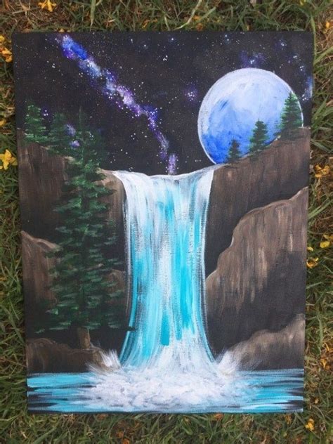 Canvas Painting Tutorials Acrylic Art Painting Galaxy Painting Art