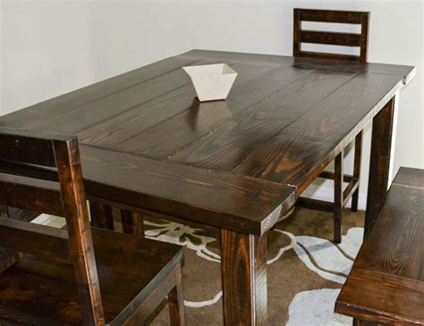 The height of a cutting table should be at your waist or slightly below, which is higher than most standard tables. Ana White | Counter-Height Dining Table - DIY Projects