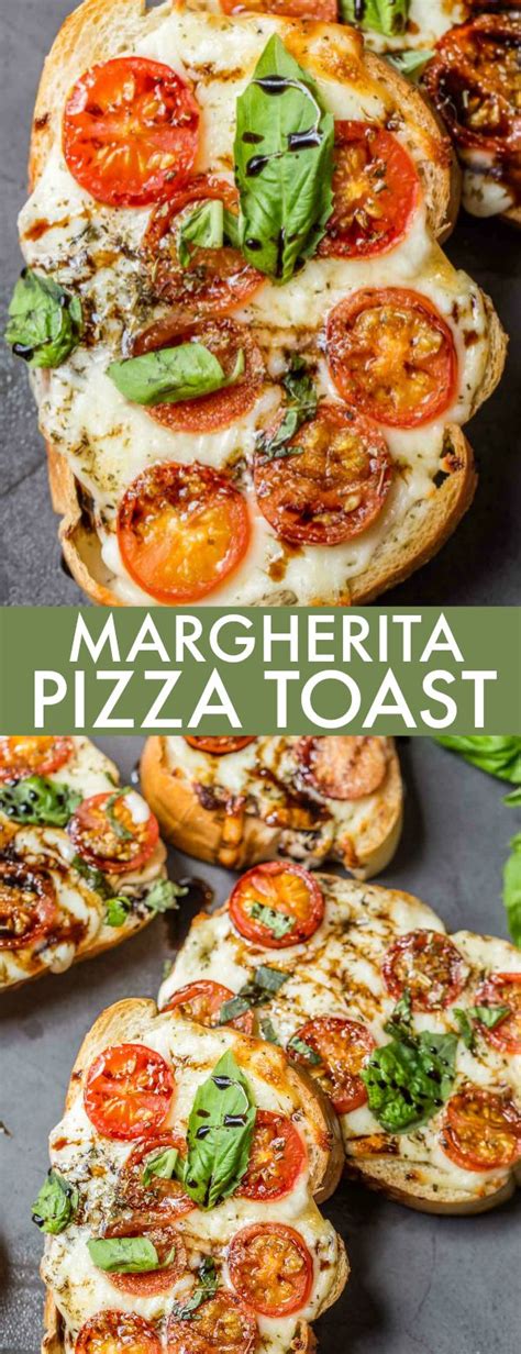This Margherita Pizza Toast Recipe Is The Best Combination Of Flavors