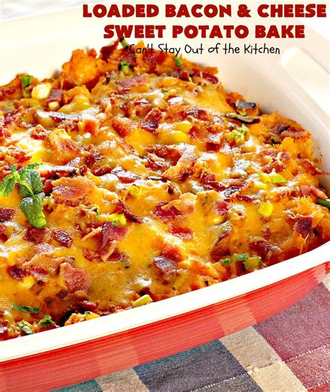 All reviews for twice baked potato casserole with bacon. Loaded Bacon and Cheese Sweet Potato Bake - Can't Stay Out ...