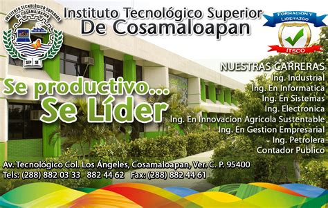 Instituto Tecnológico Superior De Cosamaloapan | Publicidad en Cosamaloapan MantelPubliko