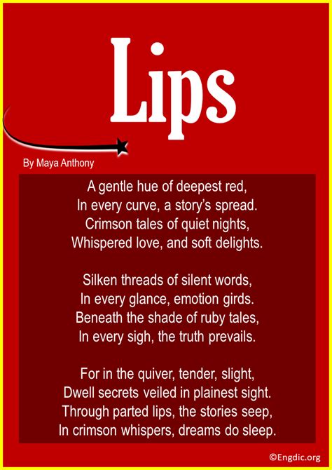 Top 10 Short Poems About Lips Engdic