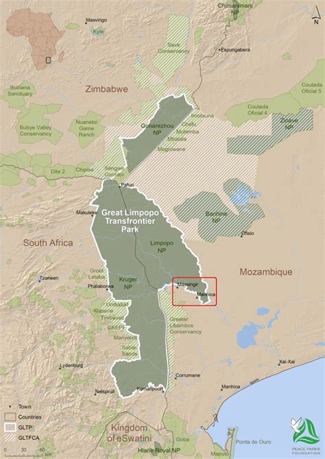 Limpopo National Park And The Larger Great Limpopo Transfrontier