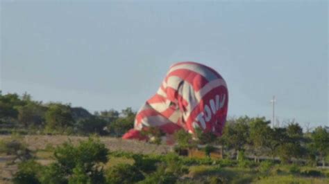 Hot Air Balloon Crash Cappadocia Turkey May 20 2013 Youtube