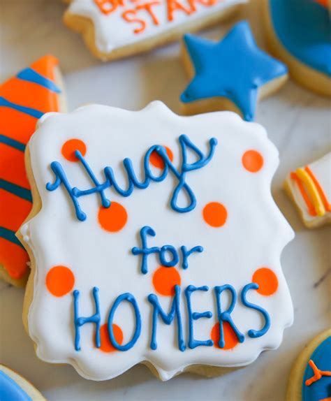 Decorating cookies — whether made of gingerbread, sugar cookie or anything else — with icing and candy is a classic for a reason… it's fun! Houston Astros Decorated Cookies - Bake at 350°