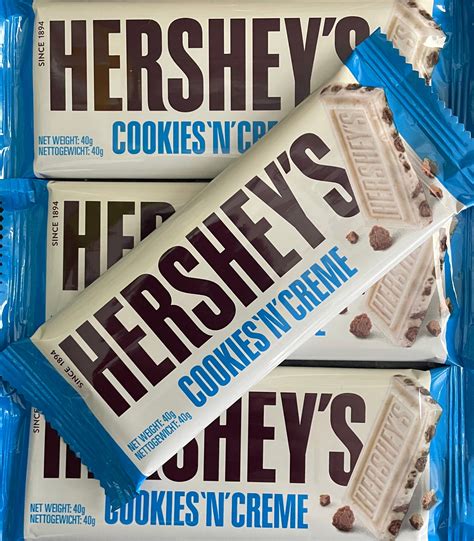 Hershey Cookies N Creme Bars 40g Etsy