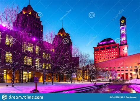 Mississauga, Canada, February 14, 2019: The Square One During The 