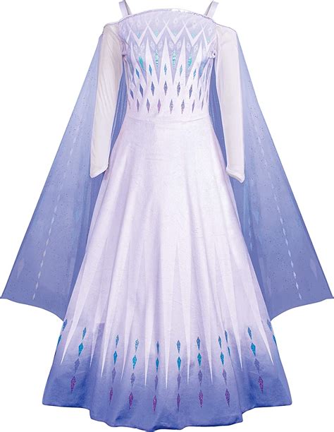 Disguise 23171b Elsa Prestige Adult Sized Costumes White And Blue