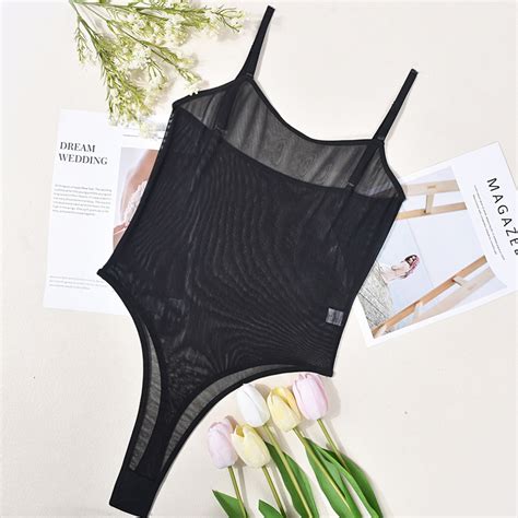 Seethrough One Piece Sheer Swimsuit Etsy