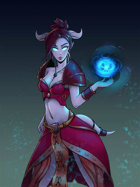 draenei mage by polkin warcraft art roleplay characters world of warcraft