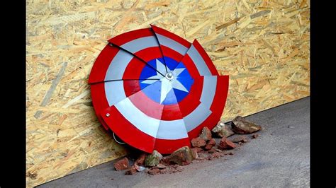 Homemade Heavy Duty Folding Captain America Shield Captain