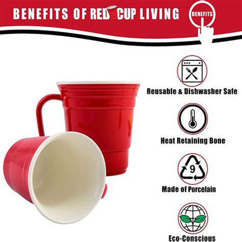 Buy Red Coffee Cups Reusable Coffee Mugs Red Cup Living Redcupliving
