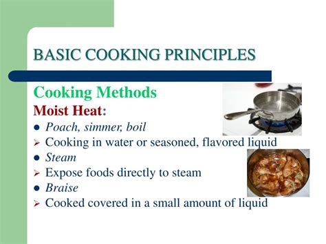 Ppt Basic Cooking Principles Powerpoint Presentation Free Download