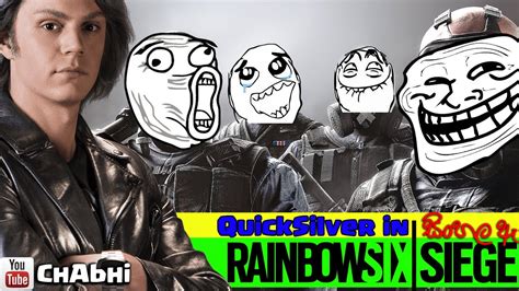 Quicksilver In Rainbowsix 💛r6 Funny Moments💛 Youtube