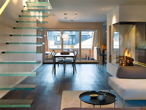 Elegant Modern Penthouse With Glass Theme Idesignarch Interior