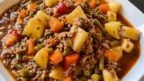 Arriba Imagen Receta Para Hacer Carne Molida Con Verduras Abzlocal Mx