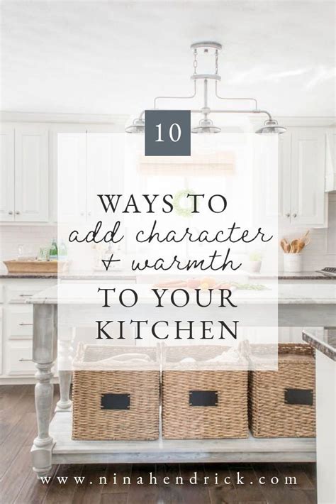 Add Character And Warmth To A White Kitchen 10 Tips And Tricks Home