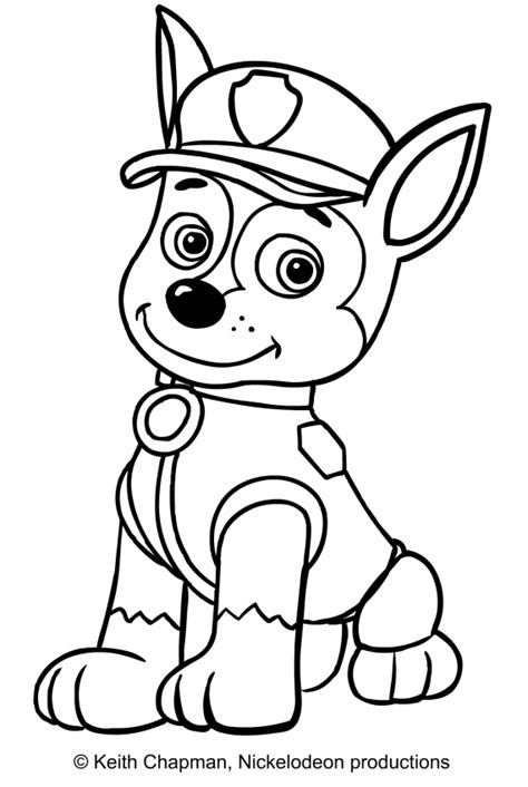 22 Mighty Chase Paw Patrol Coloring Page Coloringpages234