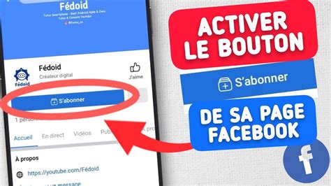 Comment Ajouter Le Bouton S ABONNER Sur Une Page Facebook 2022 YouTube