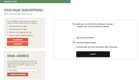 Email Preference Centers 11 Best Practices And Examples